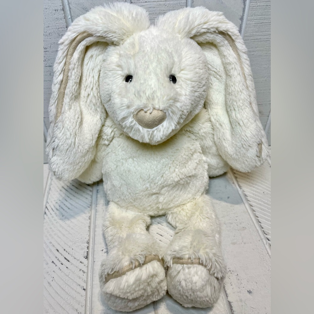 Jellycat London Piper Bunny Cream Plush Long Floppy Eared Rabbit Stuffed Animal